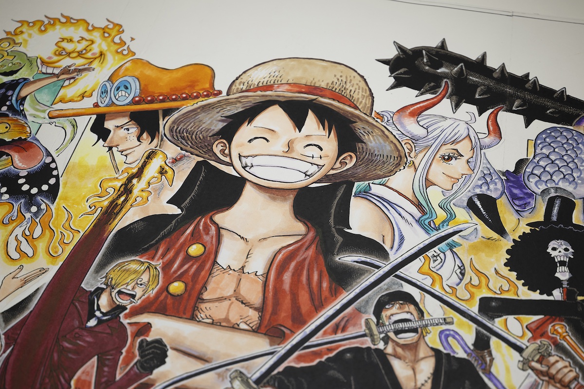 ジャンプコミックス『ONE PIECE』100巻⽤カバーのカラー原画